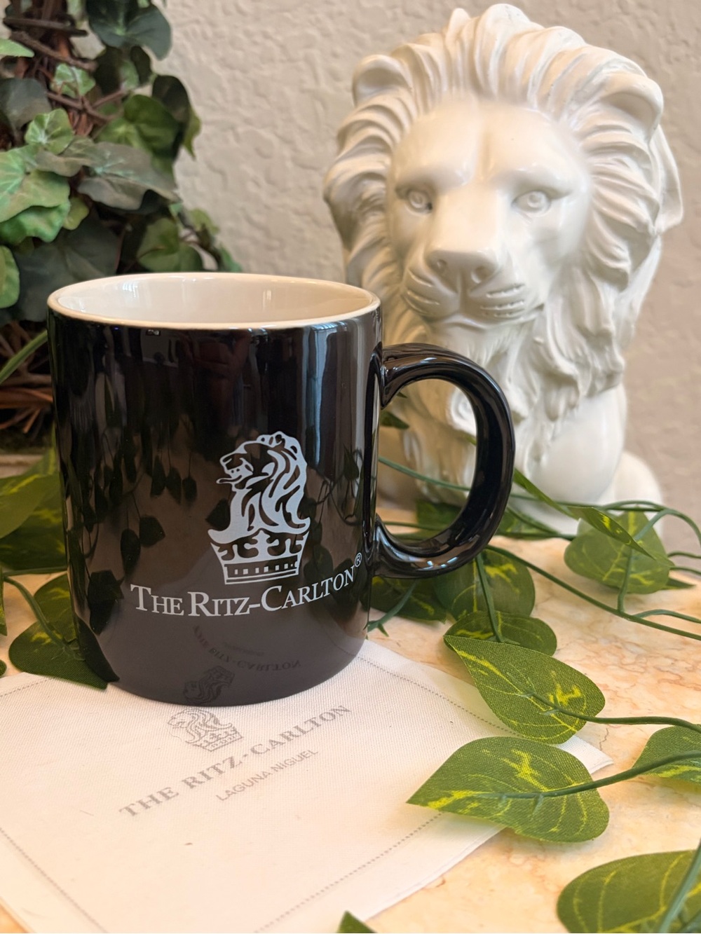 The Ritz-Carlton Black Logo Ceramic Mug